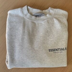 🔥sale🔥 Essentials Light Gray Sweater